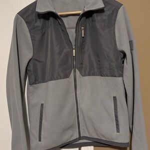 Calvin Klein Two-Tone Gray Windbreaker